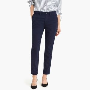 J. Crew High-Rise Slim Boy Chino Pant Navy 24